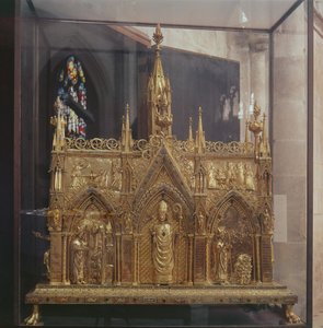 Saint Taurin圣物（镀金铜，珐琅和银） 作者 法语学校