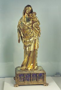 Jeanne dEvreux处女的圣物，c，1324-29（金和银）（详见110882） 作者 法语学校