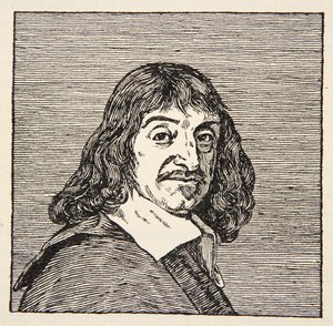 Rene Descartes，Boris Mestchersky的复制品（d.1957）国家法兰西，科学，第一和第二卷的历史插图，Gabriel Hanotaux（1853-1944），1924年 作者 法语学校