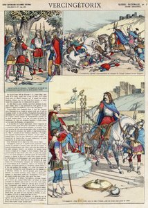 Vercingetorix (ca. 80-ca. 46 BC) warrior and Gallic leader of the Arvernes tribe selected by his people to lead the war against the Romans" (Vercingetorix肖像 (82 BC-46 BC) Chieftain of the Arverni tribe, selected by his people to lea 作者 法语学校