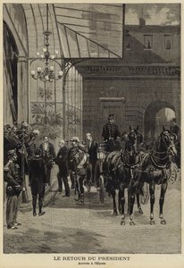 法国总统菲利克斯·福尔1897年访问俄罗斯后回归 作者 法语学校