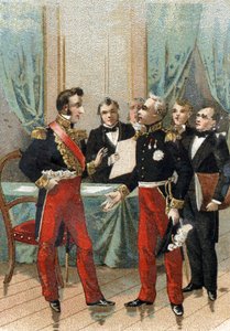 1830年7月的革命。1830年7月26日，拉法耶特（Lafayette）对奥尔良公爵说："你是共和国中最好的 "这句话，他成为法国国王路易-菲利普一世（1773-1850）。 作者 法语学校
