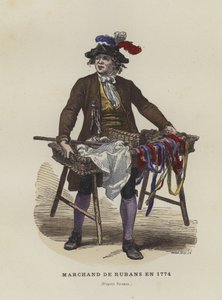 丝带卖家，1774年 作者 法语学校