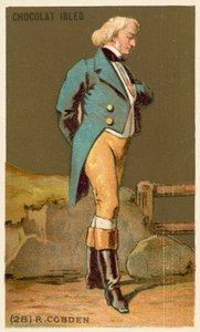 Richard Cobden, English politician (chromolitho) 作者 法语学校