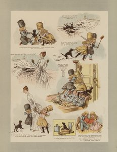 Robinson Crusoe (colour litho) 作者 法语学校