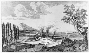 1787年Le Creusot的皇家铸造厂 作者 法语学校