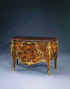 皇家路易十五世抽屉柜，约1757年 作者 法语学校
