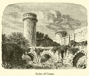 Ruins of Coucy (engraving) 作者 法语学校