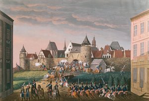 1800年8月28日，在Hoscht的帝国军队的匆忙 作者 法语学校