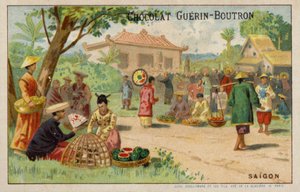 Saigon (chromolitho) 作者 法语学校