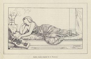 Sappho (litho) 作者 法语学校