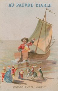Gullivers Travels的场景 作者 法语学校