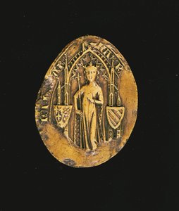 勃艮第玛格丽特封印（1290-1315）1311（蜡） 作者 法语学校