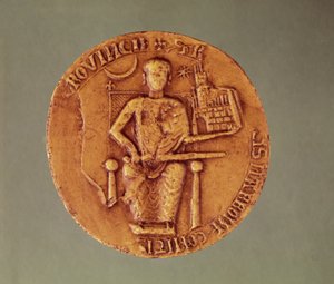 雷蒙德六世印章（1156-1222）图卢兹伯爵，1204 作者 法语学校