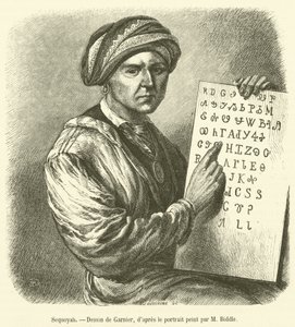 Sequoyah (雕刻) 作者 法语学校