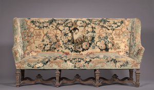 制造商Savonnerie工厂的长椅，1717年之前 作者 法语学校
