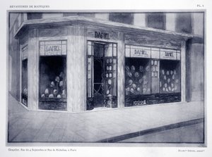 店面，平面4，店面插图由Louis-Pierre Sezille，巴黎，1927年 作者 法语学校