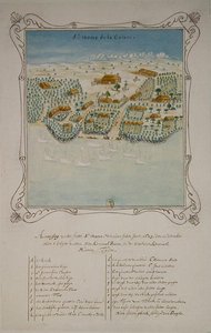 1629年12月11日在安的列斯群岛围攻圣托马斯德拉戈亚内 作者 法语学校