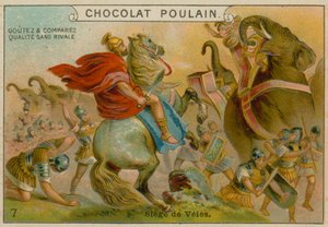 围攻Veii，Chocolat Poulain贸易卡