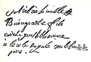 1785年拿破仑波拿巴（1769-1821）签名，1895年巴黎Armand Dayot拿破仑签名（印刷版） 作者 法语学校