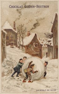 雪球 (chromolitho) 作者 法语学校
