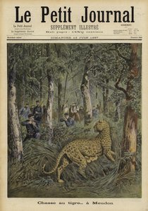 1897年，法国Meudon的一名逃亡老虎的士兵