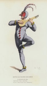 Sottie Du Prince Des Sotz（彩色雕刻）。 作者 法语学校