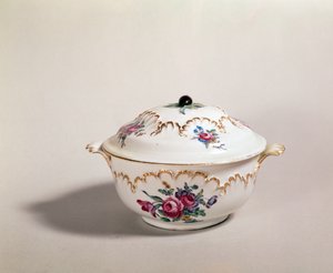 汤碗，图尔奈，1775-80（瓷器）