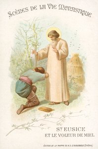 St Eusice and the honey thief (chromolitho) 作者 法语学校