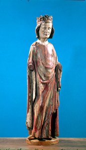 圣路易斯（1215-70）（彩色木材）