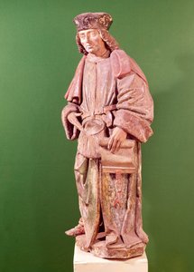 St. Yves de Treguier（1253-1303），来自圣马丁教堂，亚眠（木头）