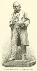 Statues des savants, Pierre-Paul Broca (engraving) 作者 法语学校
