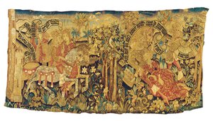 史特拉斯堡神话挂毯片段，约1470-80年 作者 法语学校