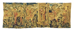史特拉斯堡神话挂毯片段，约1470-90年 作者 法语学校
