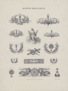 Sujets Religieux (engraving) 作者 法语学校