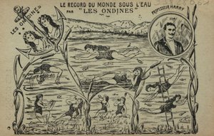 Swimming girls (litho) 作者 法语学校
