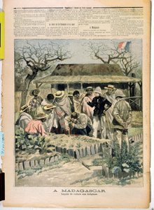 1896年11月7日Le Petit Journal为马达加斯加当地人培养的教学方法