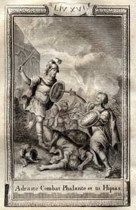 Telemaque surmonte Hippias--1798年蒙内在Francois de Salignac de La Mothe-Fenelon dit Fenelon的 "Les Aventures de Telemaque, fils d