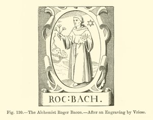 The Alchemist Roger Bacon (engraving) 作者 法语学校