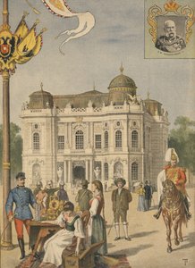 1900年巴黎世界博览会的奥地利馆，Le Petit Journal的插图，1900年5月20日 作者 法语学校