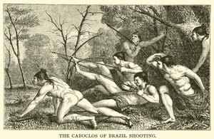 The Caboclos of Brazil Shooting (engraving) 作者 法语学校