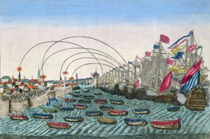 1762年英国人捕获哈瓦那（另见110458） 作者 法语学校