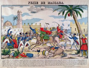 由Bertrand Clauzel于1835年指挥的法国睫毛膏捕捉 作者 法语学校