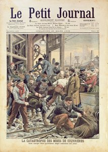 Courrieres的灾难，来自Le Petit Journal，1906年3月25日