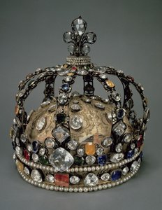 路易十五王冠，1722年（镀金银，替代宝石和珍珠）