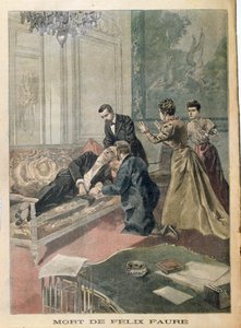 菲利克斯福尔之死（1841-99）来自Le Petit Journal，1899年2月26日 作者 法语学校