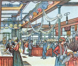 百货商店，Cours Schweiter的插图，c.1900 作者 法语学校