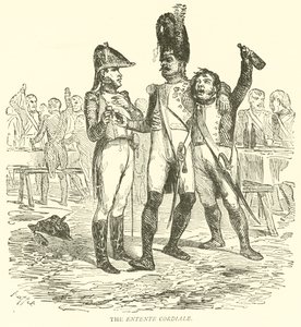 The Entente Cordiale (engraving) 作者 法语学校