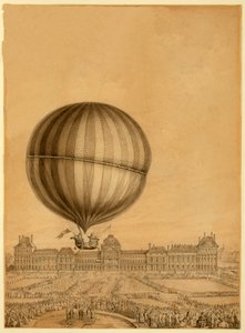 第一次载人气球飞行，1783年12月1日，1783年 作者 法语学校