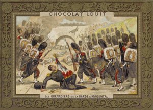1859年在马真塔战役中卫队的掷弹兵